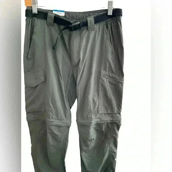 Columbia Convertible Pants Men's 30 x 30 Green Omni Shade Sun Protection Hiking - Picture 3 of 9